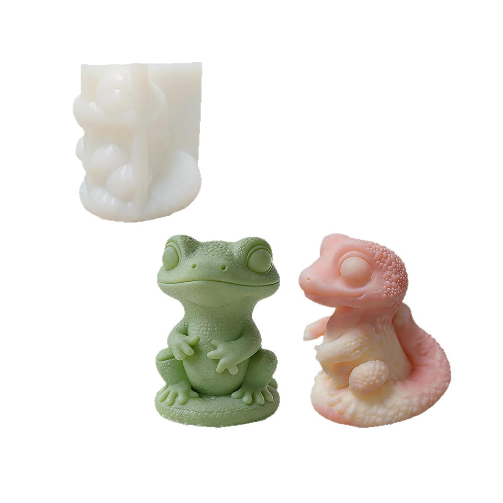 Kalttoy Multicolor Lacertid Shape Silicone Molds Easy Demolding For Soap Gypsum Ornament And Resin Casting Elastomer Candled Cast