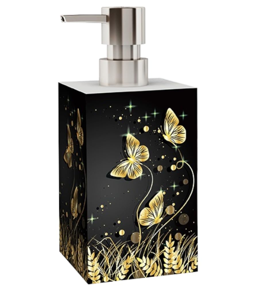Sanilo Set de baño, Muchos dispensadores de jabón y escobillas Bonitos para Elegir, diseño Moderno y Elegante (Silueta)