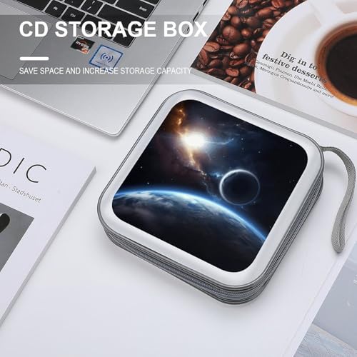 Porta CD Planet para 40 DVD en plástico duro y estuche con cremallera 5