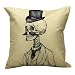 Rumas Skull Pillow Case Sofa Waist Throw Cushion Cover Home Decor