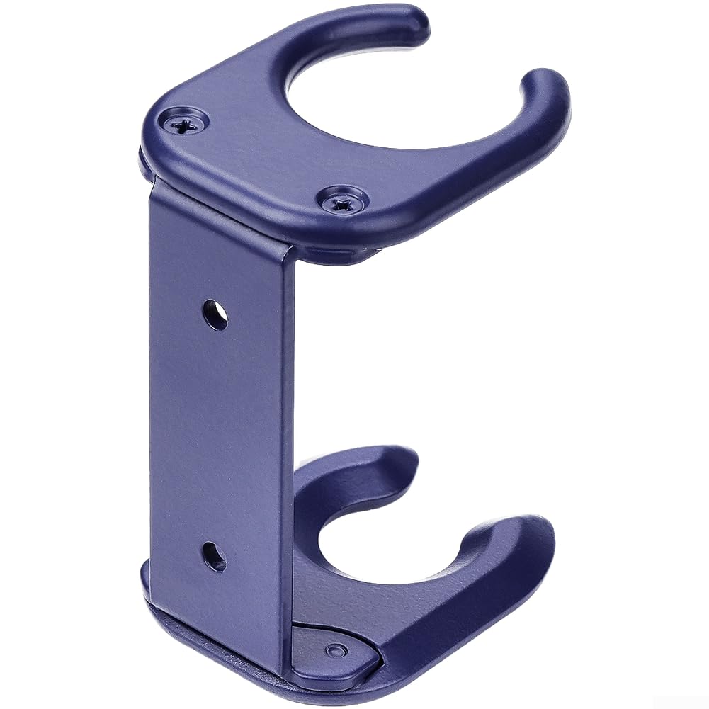 Wandhalterung für Haartrockner, Halterung für HD08, HD15, HD16, HD17, HD18, Metallhalterung, Blau / Grau