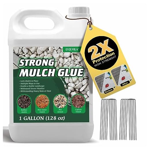 Best garden mulch for dogs Concentrated Rock Glue for Mulch Stabilization