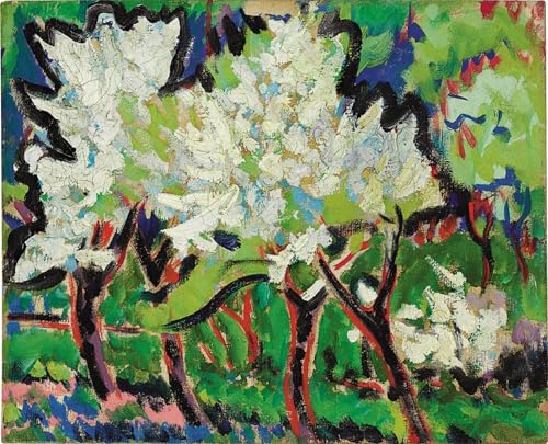 Peinture Poster Impression Kirchner Grand Format 60x90cm Salon Chambre
