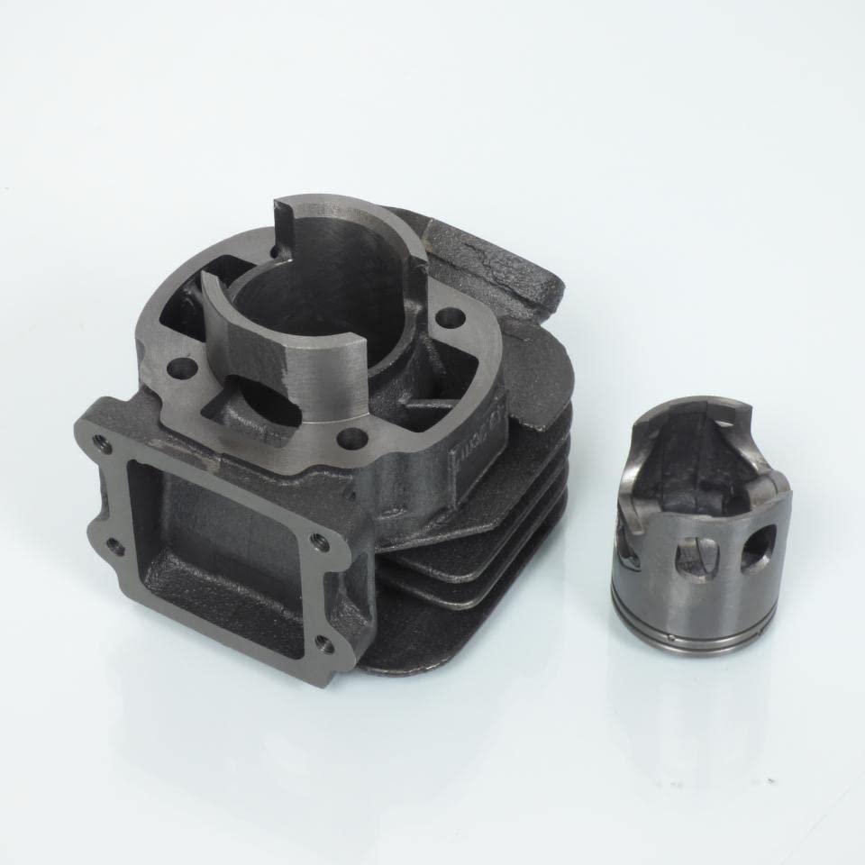 Cilindro per MBK Rocket 50 cc 2000 NC 1213, Kit cilindro e pistone, con segmenti, asse di pistone, rondelle e guarnizioni testata