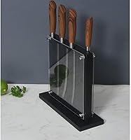 Vista 5 de Bloque de cuchillos de almacenamiento de cuchillos Soporte de cuchillo Soporte de cuchillo magnético de doble cara Soporte de cuchillo magnético