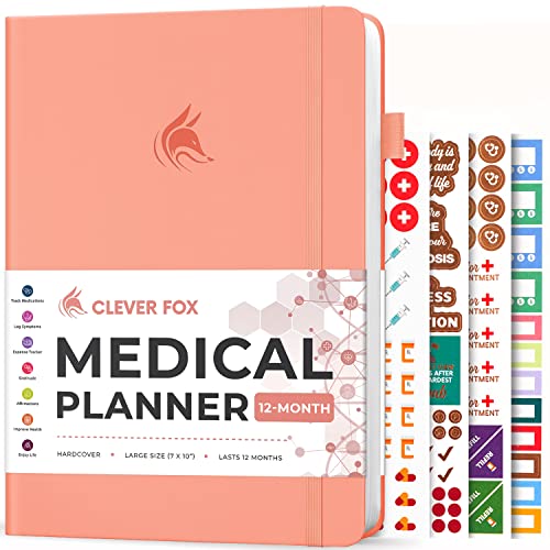 Carnet médical Clever Fox suivi de santé et journal de bien-être
