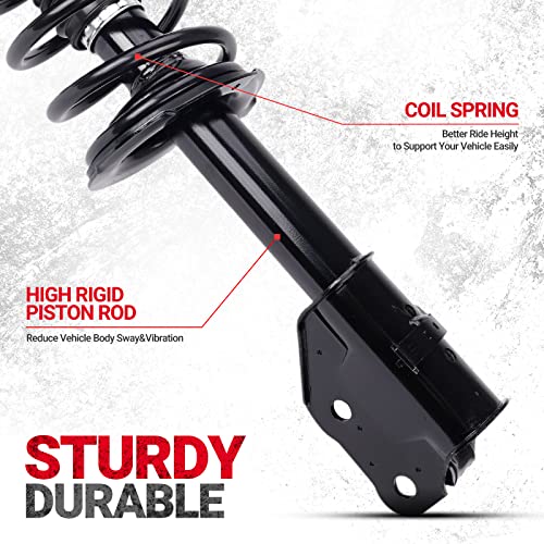 Kax Front Complete Struts Shock Absorber Fits Edge 2007-2010, Mkx 2007-2010 Struts With Coil Spring Assemblies 172889 172888Set Of 2 #TOP3