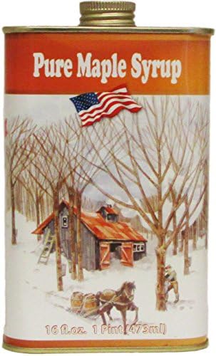 Ferguson Farms 100% Pure Vermont Maple Syrup, (formally Grade B), Classic Tin Pint (16oz)