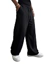 dockstreet Mens Open Bottom Wide Legged Sweatpants .24RTB0226D-OPEN-BOTTOM-BLACK-MENOPEN Bottoms-32 gallery image