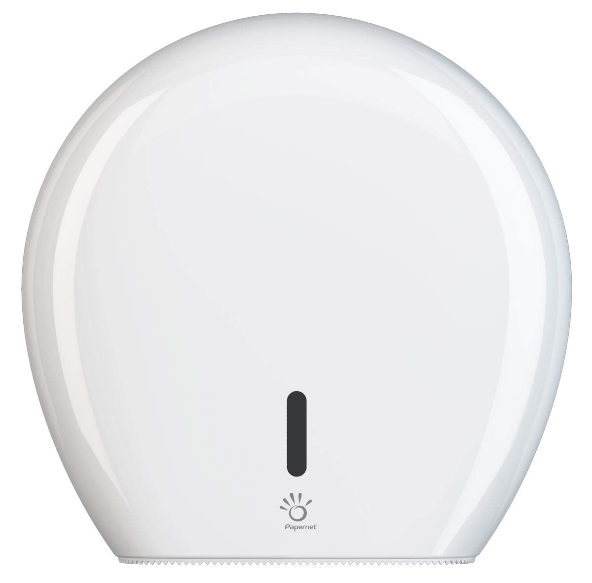 Papernet Defend Tech - Maxi Jumbo Toilet Paper Dispenser 416146, Antibacterial Dispenser In White Plastic, Maximum Roll Dimensions Diameter 29 Cm Height 10 Cm