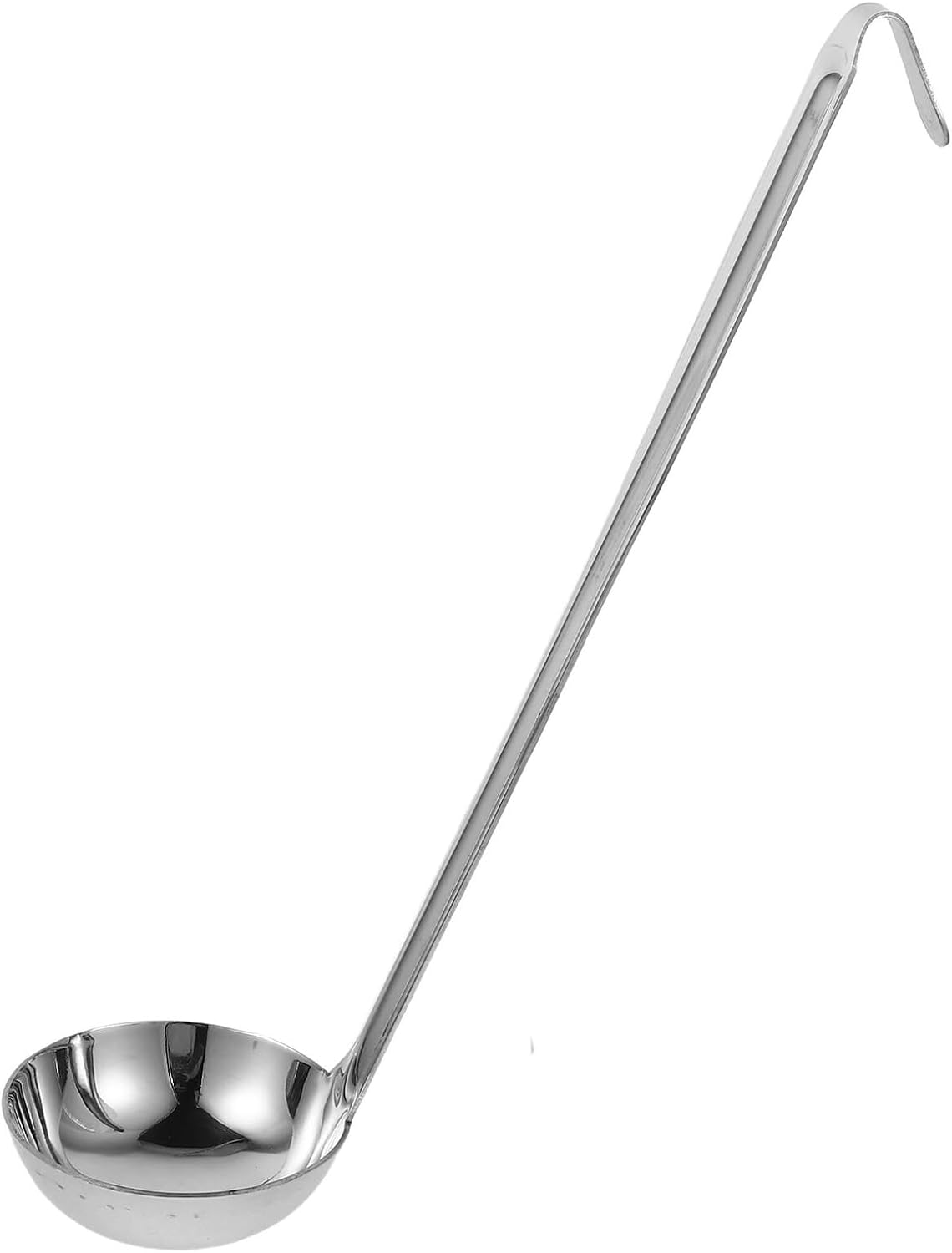 Xmas 50ml Stainless Steel Hook Soup Ladle Spoon with Long Handle