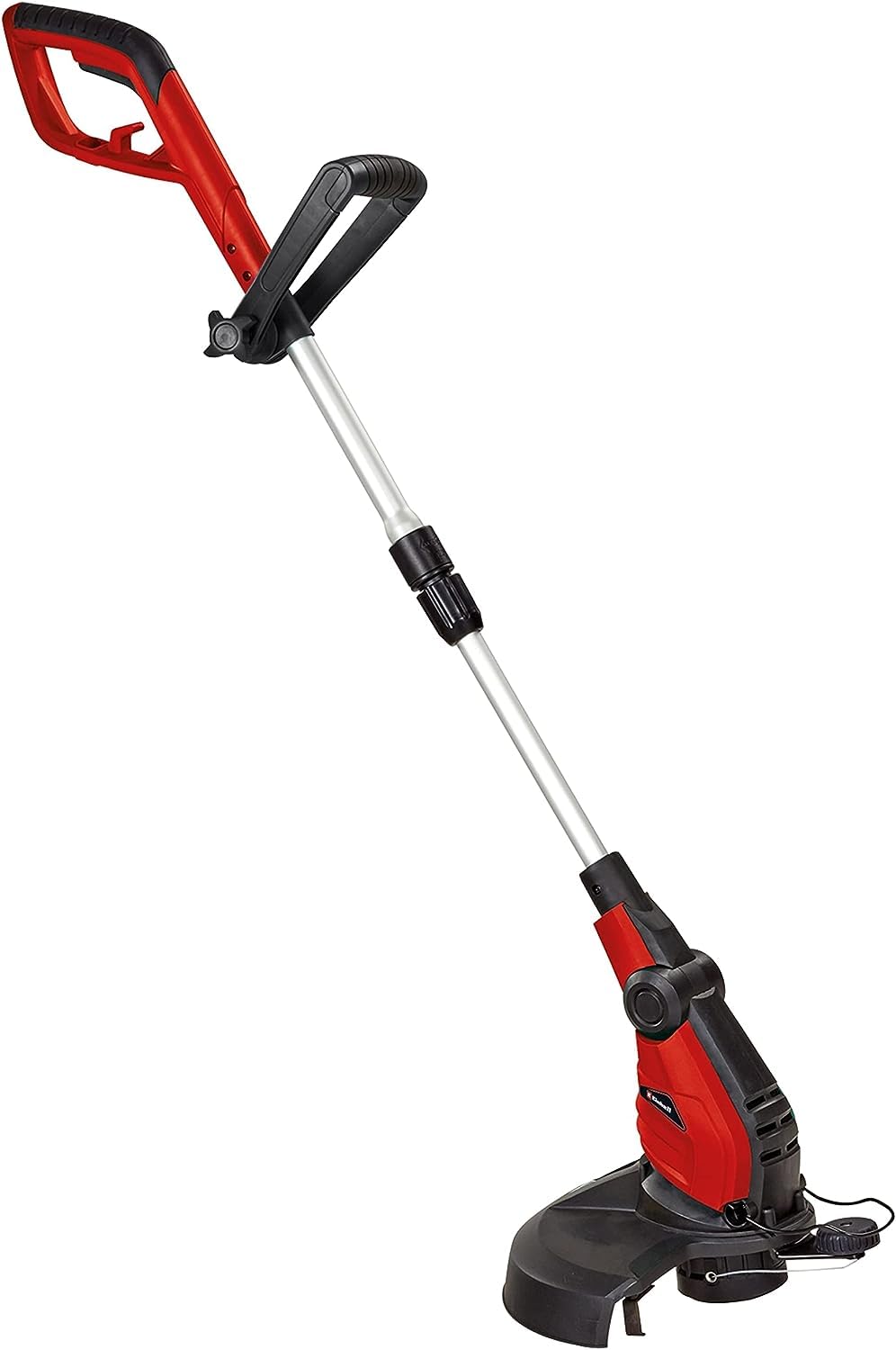 Einhell Recortabordes eléctrico GC-ET 4530 (Cabezal del Motor con 4 Posiciones de inclinación y rotación de 180 °, Mango de Aluminio telescópico Extensible Continuo, Protector de Flores)