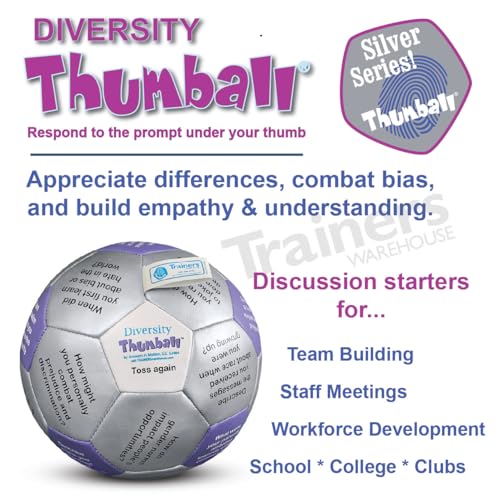 Image of Trainers Warehouse 6 inch Thumball Collection, 32 Prompts for Conversation, Team Building, Relationship and Training