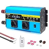 reiner sinus wechselrichter 2000 watt Mit dem großen LCD-Display können Sie den Status Ihrer Spannung, Batteriekapazität und Ausgangslast deutlich ablesen.