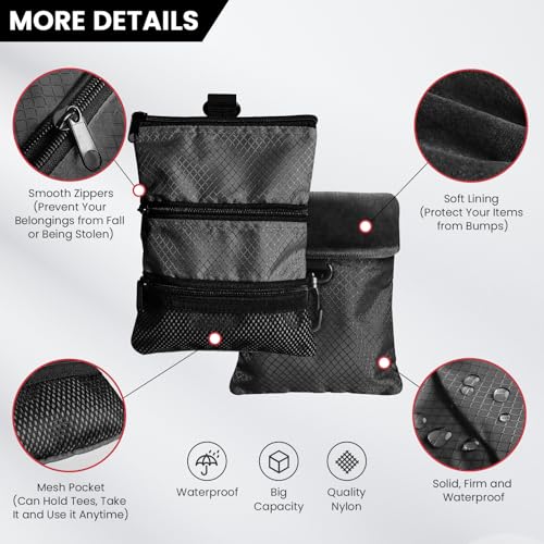 FINGER TEN Golf Pouch with Pencils