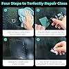 DEZEU Windshield Crack Repair Kit,2026 Latest Upgraded Windshield Chip Repair Kit,5MinQuick-Glass Repair Liquid,Long-Lasting for Windshields, Mirrors,All Crack Types (Black). #5