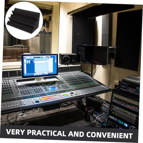 Levemolo 10pcs paneles acústicos para tratamiento y aislamiento de sonido para paredes miniatura 2