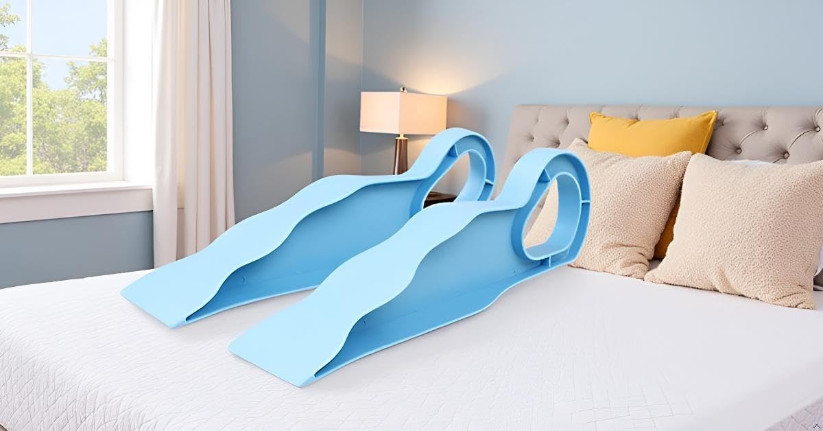VIKINGS Plastic Mattress Lifter 2 in 1 Bedsheet Tucker Tool/Stand Bed Lifter Helps Lift and Hold Mattress Wedge Elevator Making. (Pack of 2)