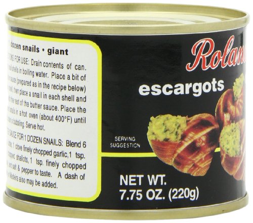 Roland Escargot Snails, Giant, 7.75 Ounce (Pack of 12)