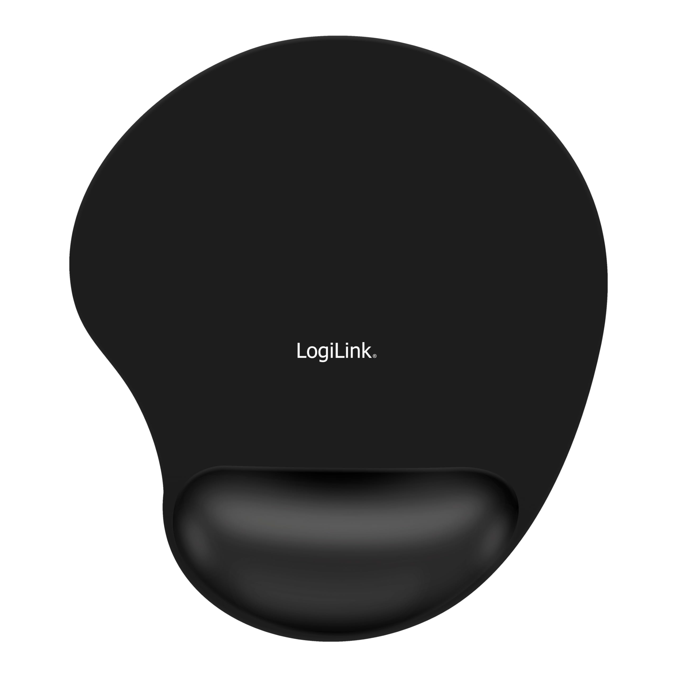 LogiLink Tappetino per Mouse con poggiapolsi in Gel, Nero