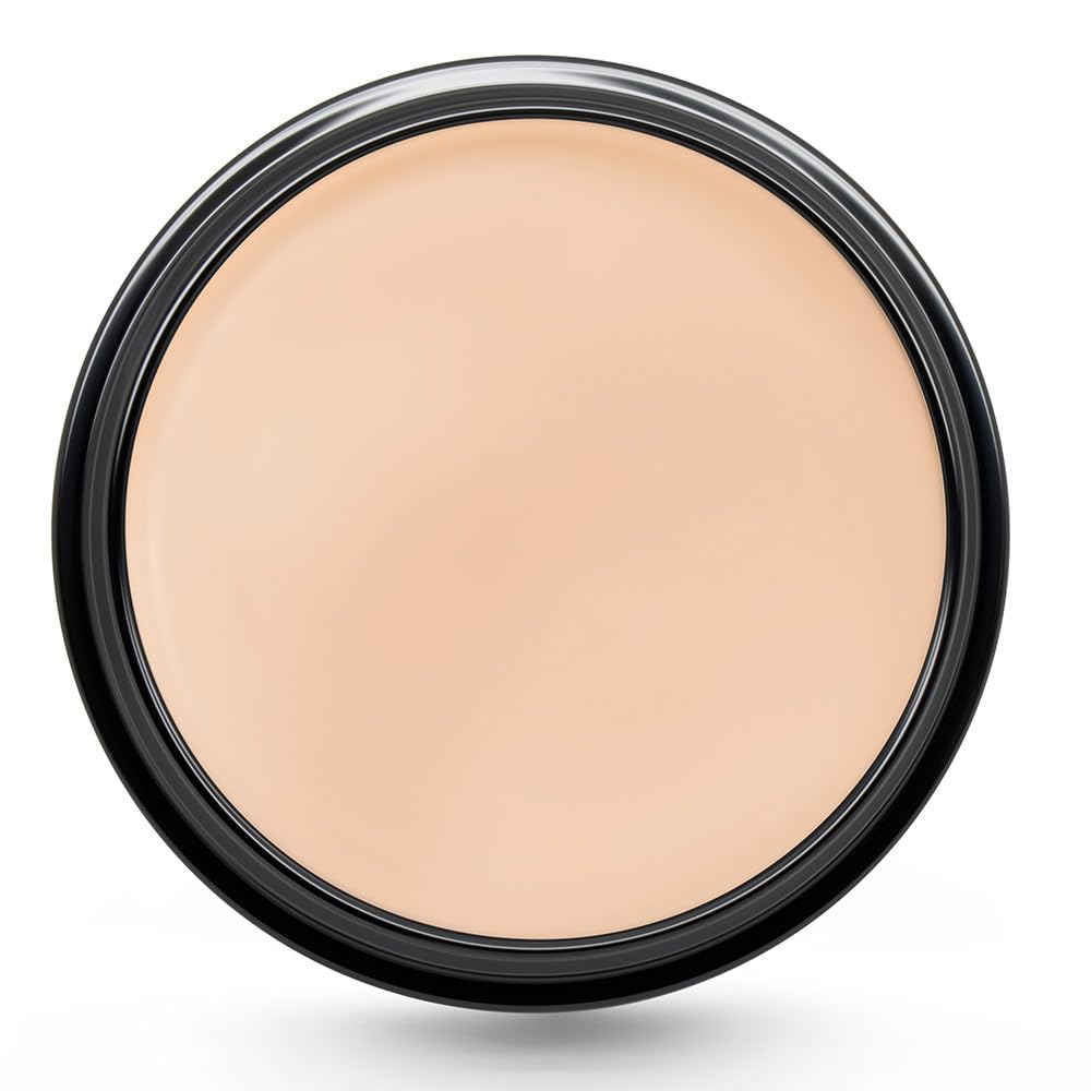 Graftobian HD Glamour Crème Foundation 1/2oz, Weightless Full Coverage Makeup, 65 Inclusive Shades, For All Skin Types, Natural or Full-Glam Looks,