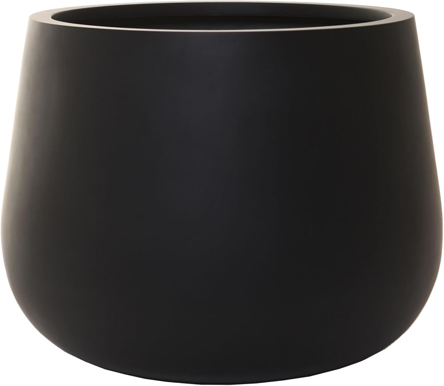 Pot de fleurs anthracite 37 cm VIVANNO GIRAR résistant pour extérieur