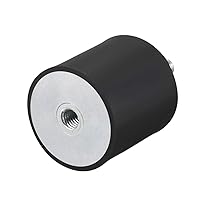 Vista 12 de uxcell Soportes de goma M6 macho hembra, 1 amortiguador, para generador de motor, compresor de garaje, bomba de ósmosis inversa, generador de aire