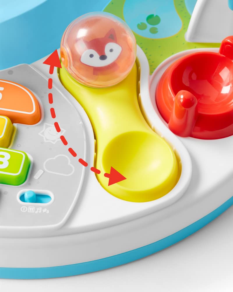 Skip Hop Table d'Activités pour Bébé - Jeu d'Éveil Interactive 20 Activités Développement Motricité Coordination Main-Œil Piano 3 Modes