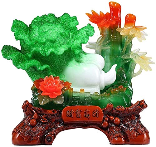 Artisanat en résine Feng Shui chou aux finitions d'exception