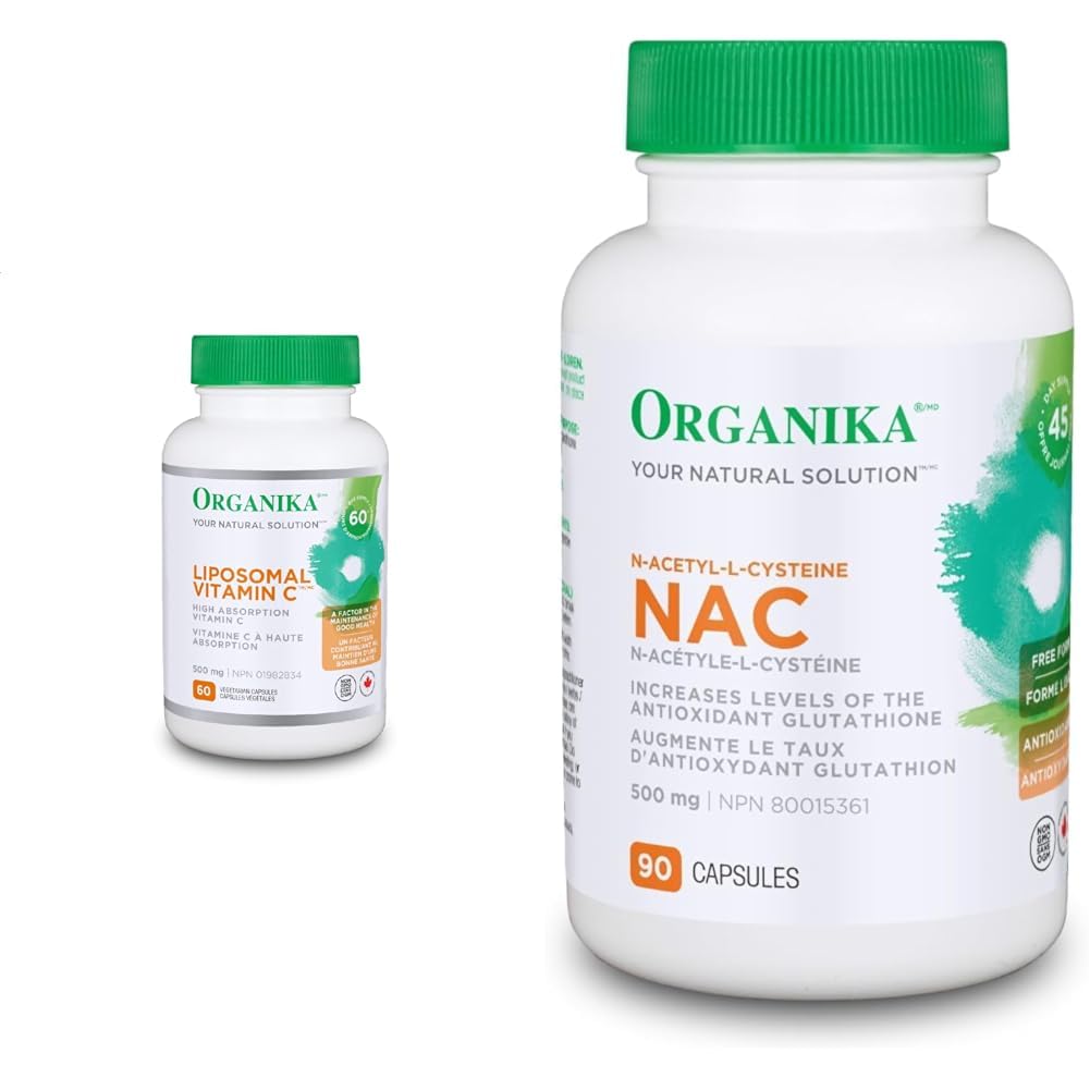 Organika Liposomal Vitamin C 500mg- High Absoprtion for Superior