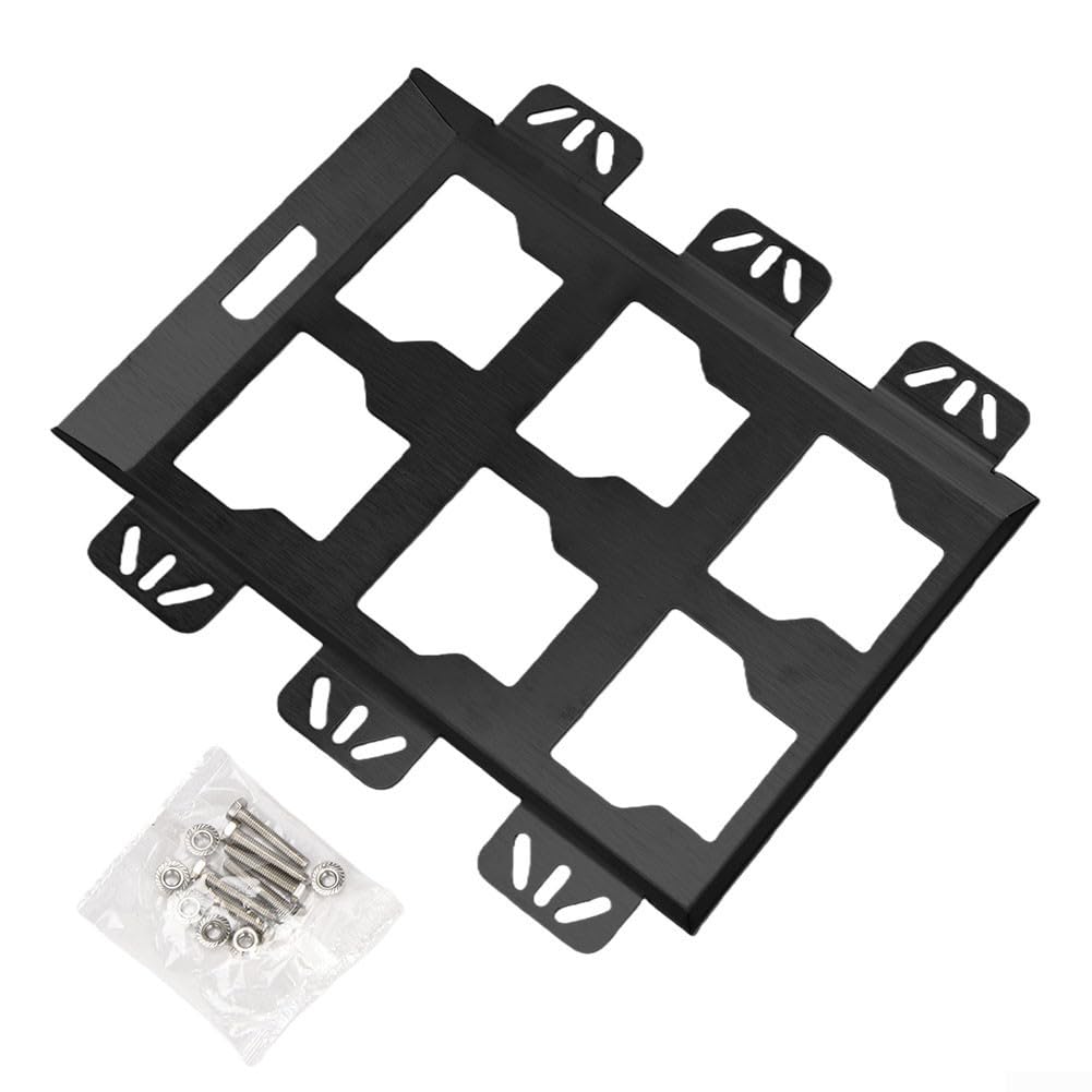 Système de rangement mural robuste en acier noir pour support outils camion