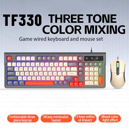Clavier et souris de jeu RVB anti-ghosting pour ne plus rater vos actions