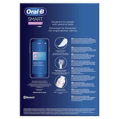 Oral-B Smart Sensitive Elektrische tandenborstel/elektrische tandenborstel met Smart Coaching App & visuele drukcontrole… - Image 7