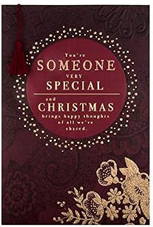Hallmark Christmas Card for Someone Special - Traditional Gold Foil Design