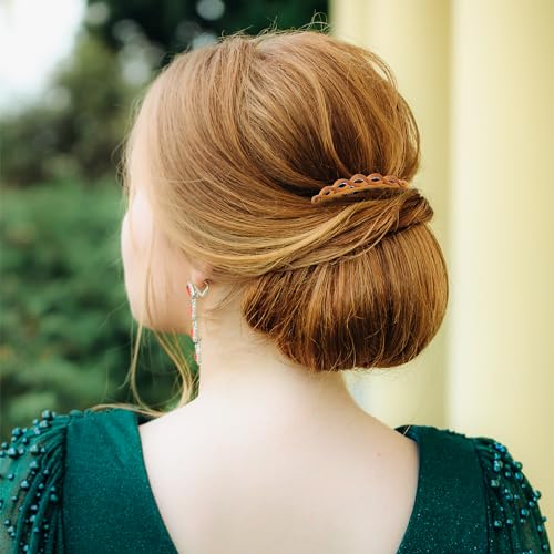 12 peças pente lateral francês pente de plástico para cabelo lateral torcido transparente estilo fra