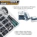 KOOTANS 32Size 1225Pcs Metric Nitrile Rubber O Rings Assortment Kit + 4pcs O-Ring Remover, Oil Resistant NBR O-Ring Sealing Assortment Kit Set for Air Plumbing, Fuel Injector and Faucet Seal O Rings