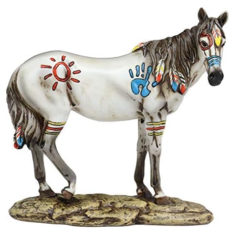 Ebros Equestrian Tribal Beauty Medicine Spirit Horse Statue Cover