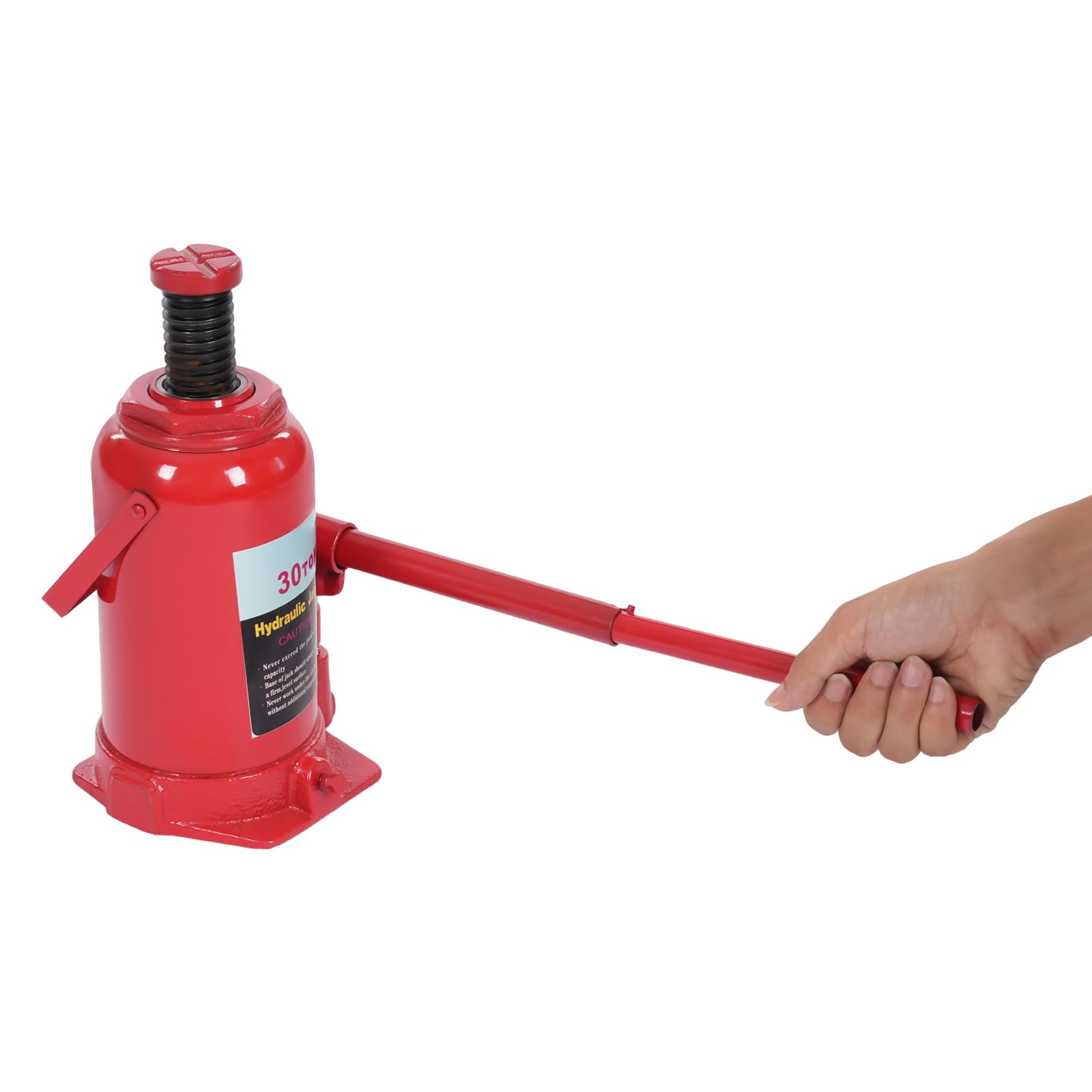 Hydraulic Car Jack, 50 Ton (110231 lbs) Capacity Hydraulic Welded Heavy Duty Bottle Jack with 3 Section Long Handle for Auto Truck Repair Lift