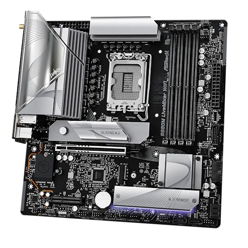 Image of ASRock B860M Live Mixer WiFi 6E Intel Core Ultra DDR5 8666 MHz 256GB M.2 LGA1851 B860 Micro ATX Motherboard Thunderbolt SATA3 6.0 Gb /s PCIe 5.0