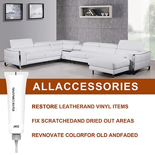 1 stuks leerreparatiegel - leerverf voor bankmeubels - vinylreparatieset voor jassen en schoenen, leervuller, leerverf, leerreparatie, leerkleurstofbalsem 20ml - Image 3