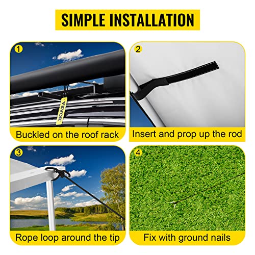 HJLIKE Tenda da Sole per Auto Retrattile Tenda per...