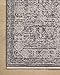 Loloi Amber Lewis Alie Collection ALE-03 Charcoal/Dove 2'-3'' x 3'-10'', .13'' Pile Height, Accent Rug