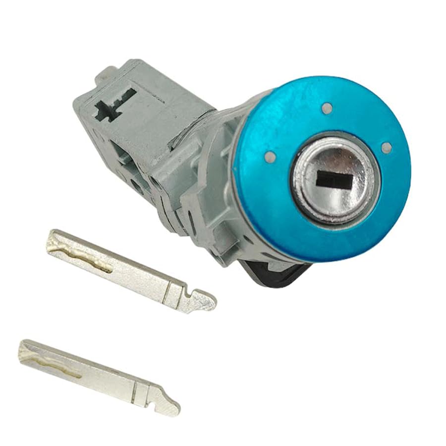 Clé pour serrure d'allumage et cylindre compatible avec Citroën C2 C3 Picasso C4 C6 Berlingo 4162.PT 4162.AG 4162.EQ 4162.FS 4162.EA