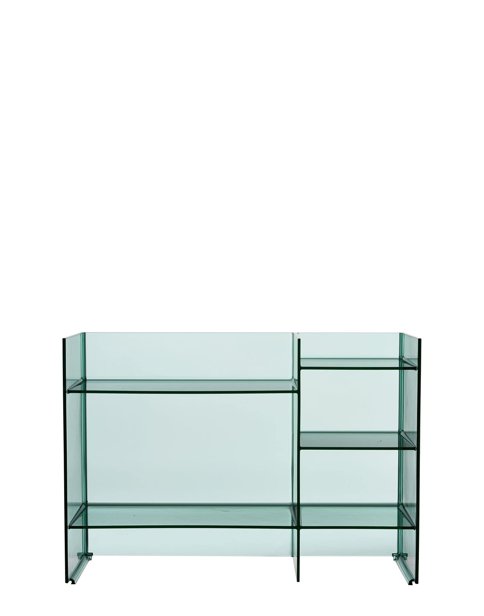 Kartell Sound-Rack Regal, Plastik, grün, 26 x 75 x 53 cm