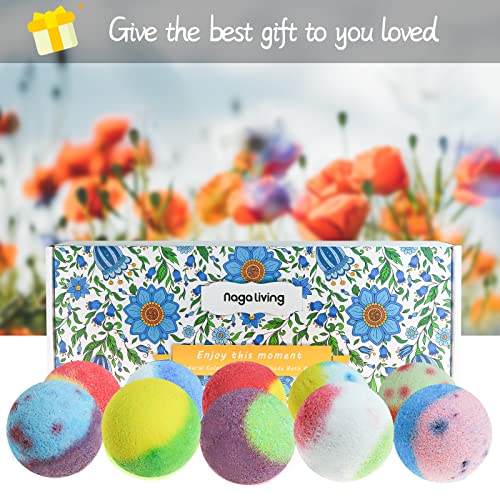 Nagaliving FETEGT1200 Bath Bombs Gift Set, 10 Organic Bubble Bombs thumb #5