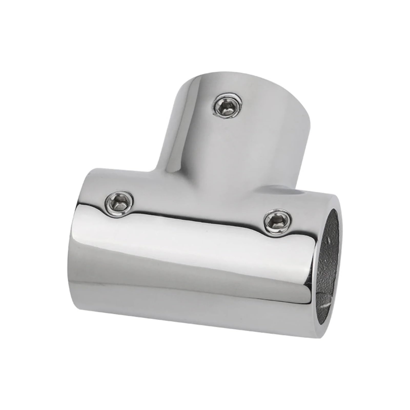 Tees de acero inoxidable 316 90 grados for barco, accesorios pasamanos 3 vías for, Conector tubo, Hardware marino(22mm)