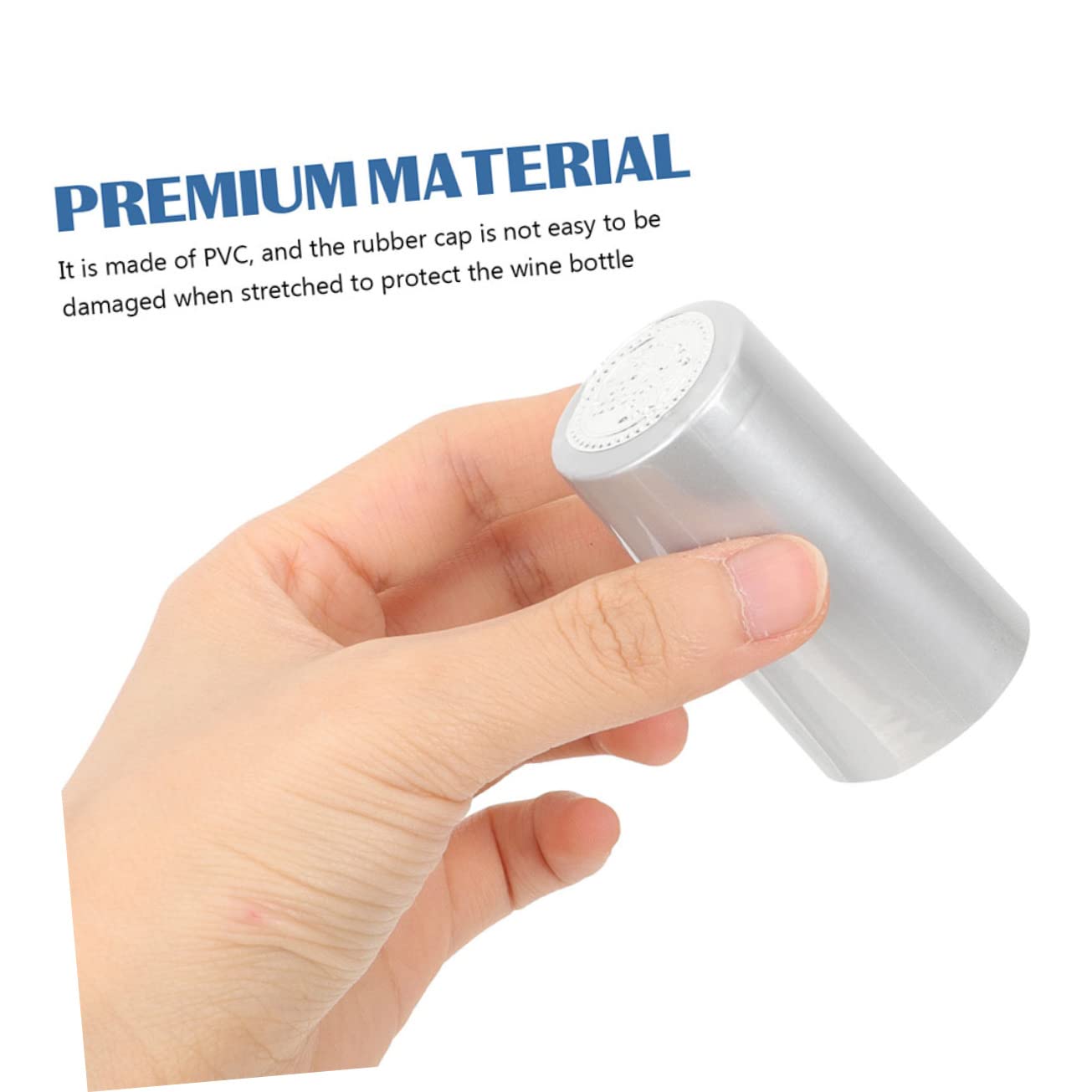 Kichvoe 200pcs Heat Shrink Caps for Wine Bottles Seal Covers for Home Brewing Wineries and Restaurants