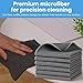 Microfiber Towels for Cars 12 x 12 inches Waffle Weave Microfiber Towel, Barista Towels, Multipurpose Use, Lint Free Cloth For Glass, Dusting & Appliances, 6 Pack Premium Microfiber Cleaning Cloth