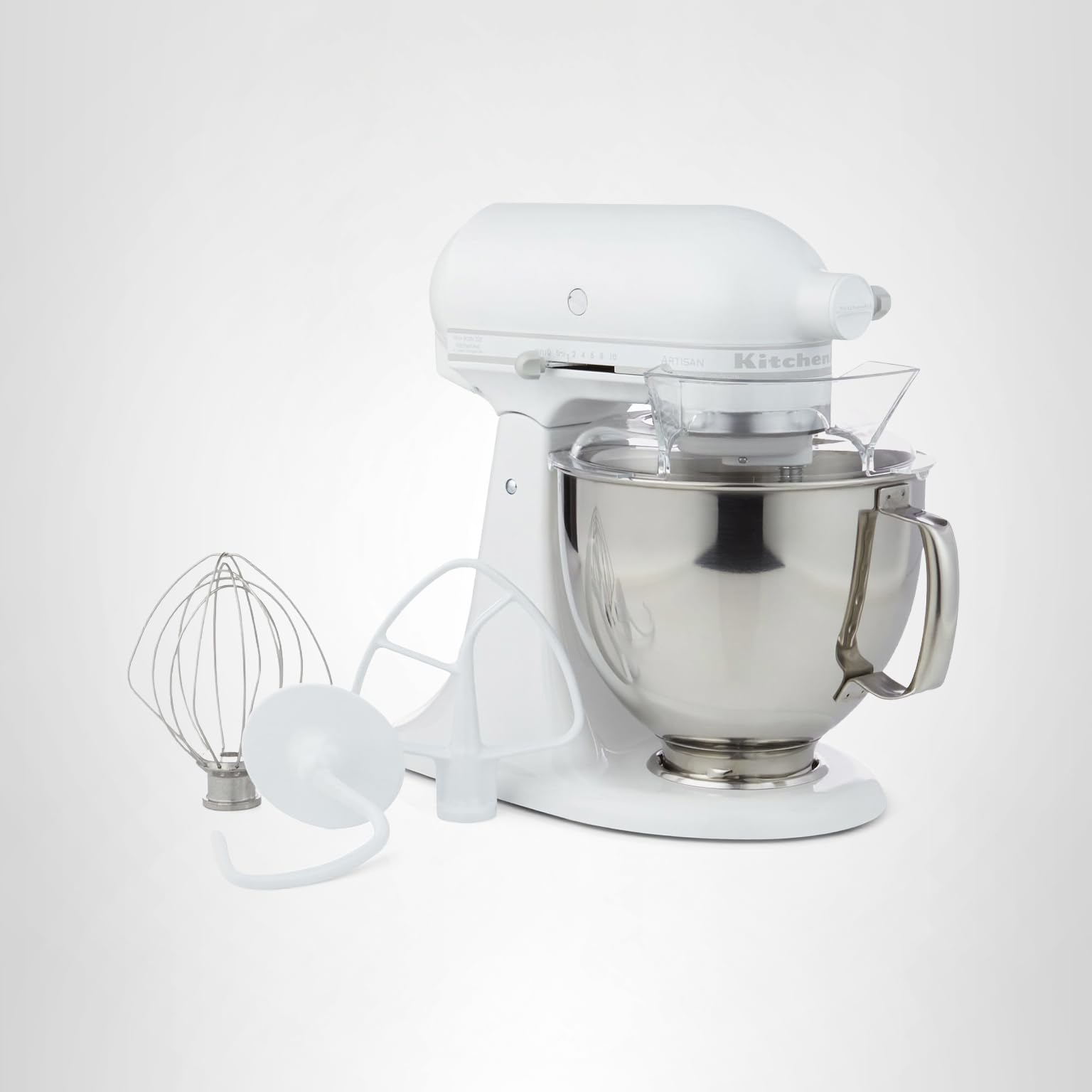 Amazon.com: KitchenAid KSM150PSWW Artisan Series 5-Qt. Stand Mixer