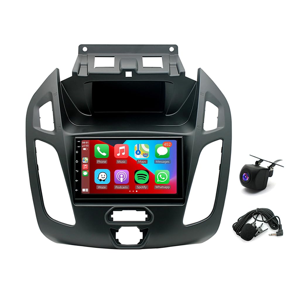 Android 13 Car Stereo for Ford Transit 2014-2018| 7'' HD Touchscreen Radio with Carplay/Android Auto| 2G+32G |WiFi/GPS/Bluetooth|Steering Wheel Control with GPS Navigation Backup Camera